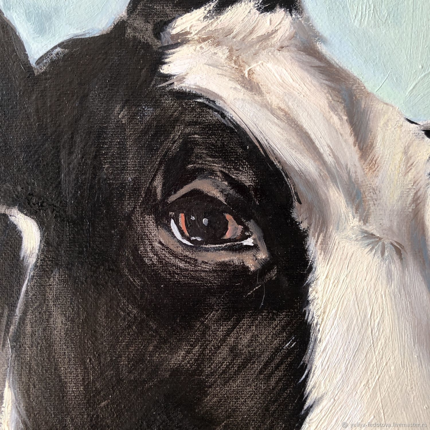 Картина с коровой "Телочка"